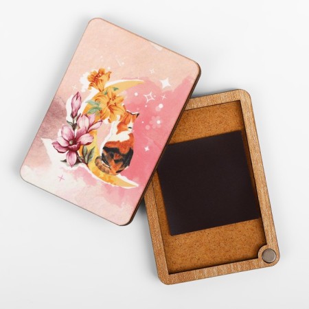 Magnetic needle "Cat for a month", 8 × 5.5 cm, pink color-2