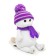 Soft toy "Lee-Lee in a lilac knitted set", 24 cm