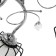 Svetogor chandelier 59091 5x60W chrome/black