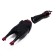 The squeak of "thoughtful chicken" for dogs, 28 cm, black