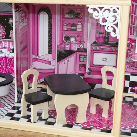 House puppet wooden Kidkraft "Villa Amelia", three -story, with furniture-9