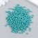 Glass beads 6/0 "green-blue" bright 450 g