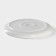 Porcelain dining plate Magistro Urban, D = 22 cm, white color in specking