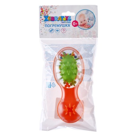 The rattle "Comb", Zebra Toys-4