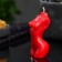 Figure candle "Women's Body No. 1" Red, 9cm