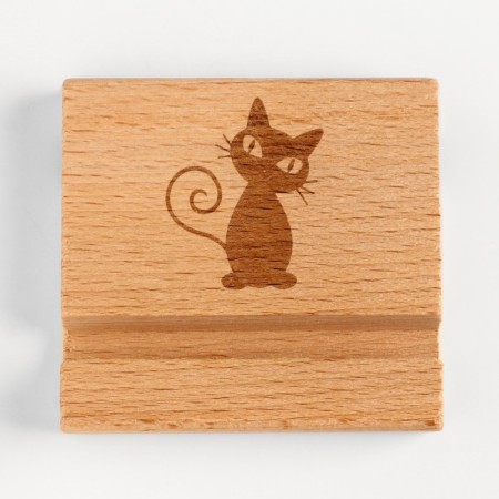 Top for the phone "Cat Beauty", 8x8x1.6 cm-1