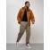 Sports male jacket, size 54, mustard color