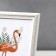 Photo frame plastic 15x20 cm "Golden spiral on white" 23x18 cm