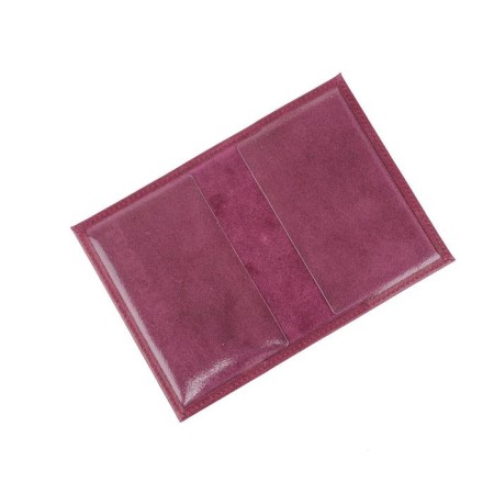 Cover for passport, burgundy color-1