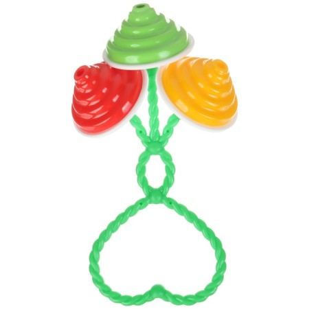 Rattle "mushrooms", color mix, aelytes-3