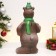 Piggy bank "Bear in a hat" brown, 27 cm