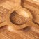 Menzhitsa wooden "pub", with a cutting board, D-20 cm, array of oak