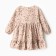 Платье для девочки MINAKU: Cotton collection цвет бежевый в цветочек, рост 98 см