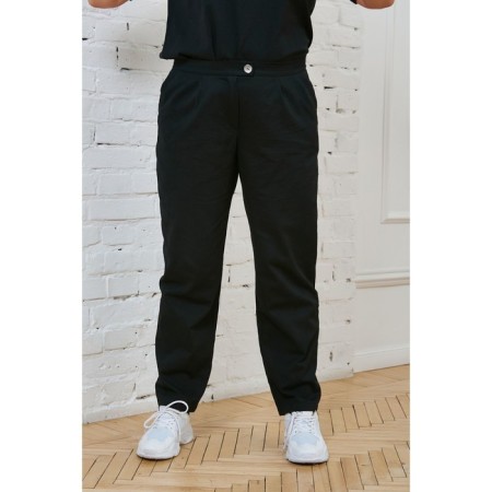 Female trousers, size 60, black color-3