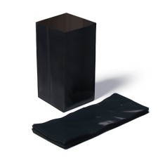 Package for seedlings, 3 l, 11 × 30 cm, polyethylene with a thickness of 60 microns, with perforation, black, Greengo