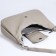 Load bag with zipper, external pocket, long belt, gray-beige color