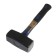 Sledgehammer forged tundra, free -component three -component handle, 2 kg