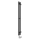 Two electric heated towers Laris Prime ChKCh, 80x1200 mm, 2 crossbars, right, black