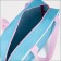 Bag for lightning shoes, textura, outer pocket, pink/blue color