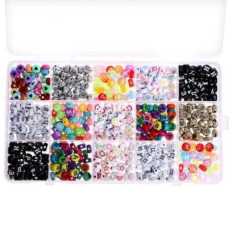 Set for creativity "Create jewelry", letters Russian-3