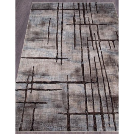 Rectangular carpet Merinos Sierra, size 200x300 cm, color Beige-Blue 2-1