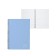 Notebook A5 80 sheets in a cage on a spiral Erichkrause Symbol, with a plastic cover of blue,