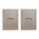Decorative lining Bulat VAT 02.08 Feron, for a levald mechanism, matte nickel