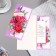 Money envelope "Happy Anniversary!" roses, lilac