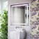 Mirror Comforty Square 75, LED lighting, contactless sensor, 75x75 cm