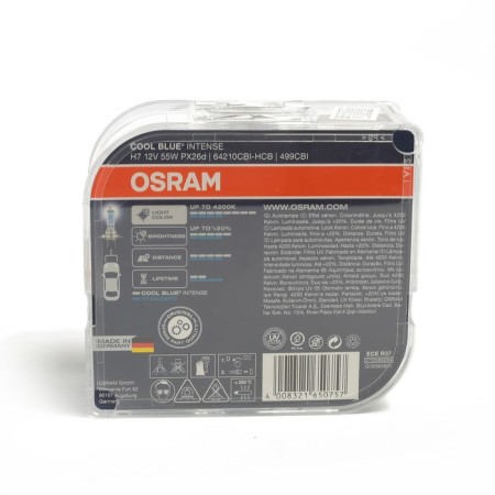Car lamp Osram Cool Blue Intense, H7, 12 V, 55 W, 64210CBI, set 2 pcs-1