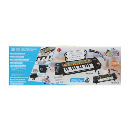 Synthesizer "Play and Sing", 25 keys, microphone, works from batteries-6