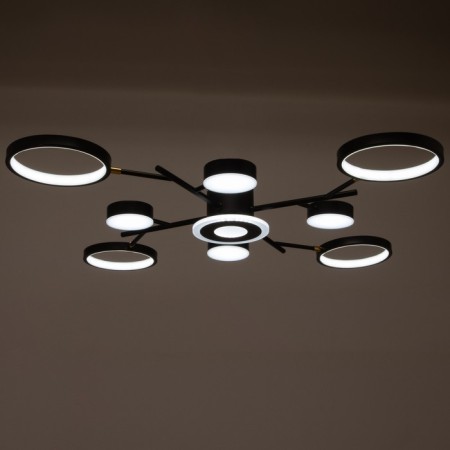 Luer with PDU 2300/9BK LED 190W 3000-6000K Black 85x85x9 cm Bayerlux-3