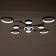 Luer with PDU 2300/9BK LED 190W 3000-6000K Black 85x85x9 cm Bayerlux