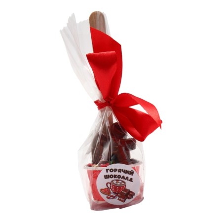 New Year. Figure chocolate "Hot chocolate with marshmallow" Pinche ", 48 g