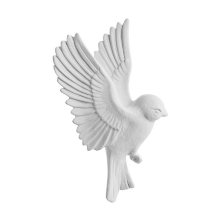 The decoration is wall, gypsum panel "birds" 10 pcs, white-3