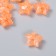 Busina Plastic for the creativity "Star. Stone ice" transparent-coral 1,3x2.6x2.6 cm