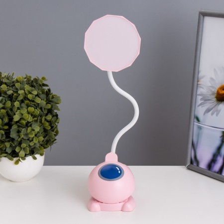 Robot table lamp LED 5W USB AKB Pink 11.8x7.8x31 cm Risalux-5
