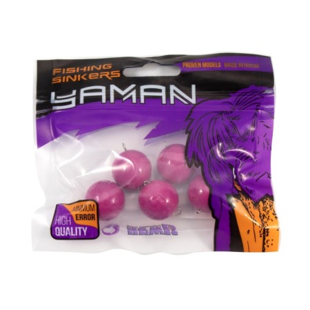 Cargo Cheburashka painted collapsible Yaman 5 pcs., 56 g, purple-4