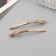Invisibility for hair "Dilis" (set 2 pcs) flower, 6 cm, gold