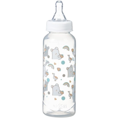 A set of bottles for feeding "Teddy Bear" 150 and 250 ml, Basic series, straight, mix-16