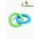 Chewing toy Superproof "Two Rings", Green/Blue