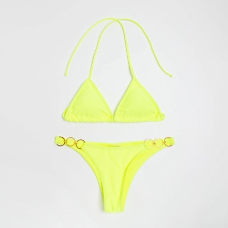 Separate Minaku Minaku swimsuit with a top color yellow, size 48-5