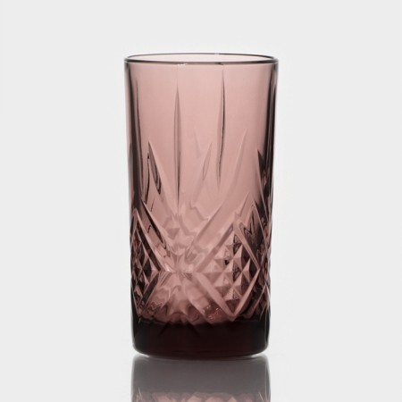 High glass glass "Salzburg", 380 ml, lilac color