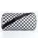 Sports bag with lightning, long belt, white/gray color