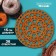 Donyshko for knitting Carved "Mandala", circle 15 cm, HDF 3 mm