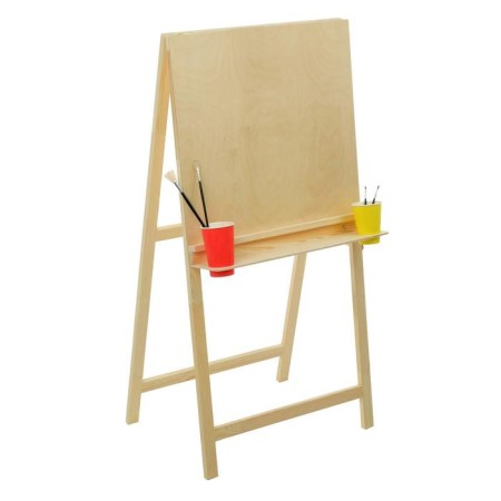Molbert Type "Clap", 1200 x 600 x 650 mm, tablet 600 x 600 mm, shelf with two cup holders-1