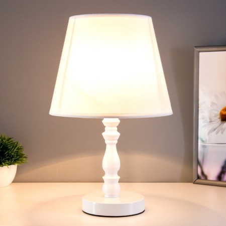 Table lamp "Rook" 1x60W E27 white 22x22x38cm-1