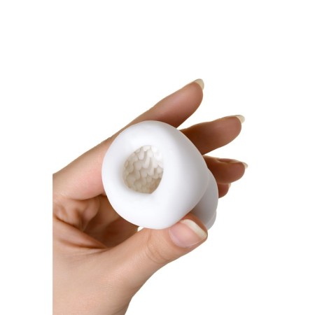 A set of unrealistic masturbators Mensmax Pucchi Premium, TPE, white color, 6.5 cm-14