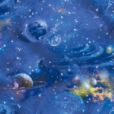 Обои тисненые,дуплекс на бумажной основе "Саратовские обои" Д644-01 Космос 0,53*10м