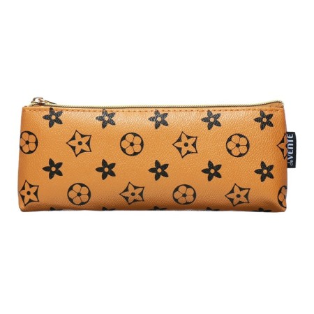 Penal soft, 1 compartment, 80 x 210 x 35 mm, voluminous, Devente, Monogram, fantle leather, lining-1